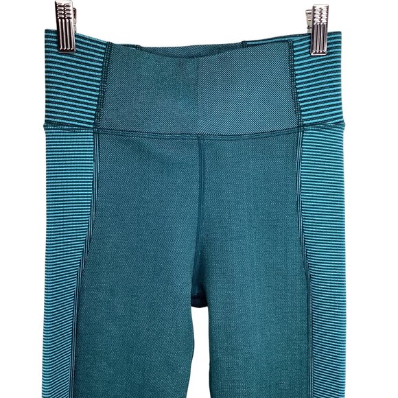 Aerie OFFLINE Womens Leggings‎ Size Xsmall High-Rise 7/8 Green Fleece Pants - Picture 2 of 10